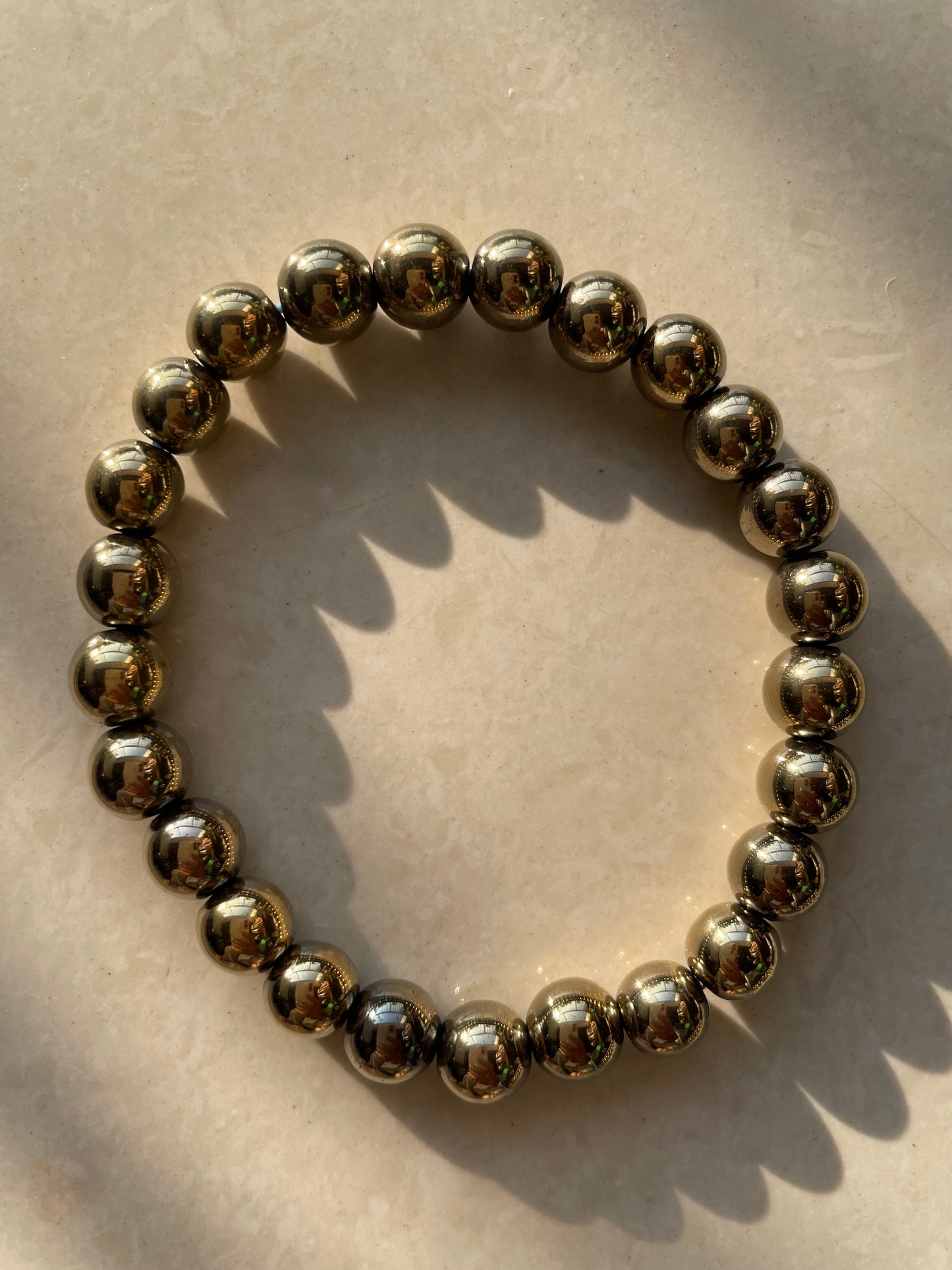 Bling with Gold Hematite