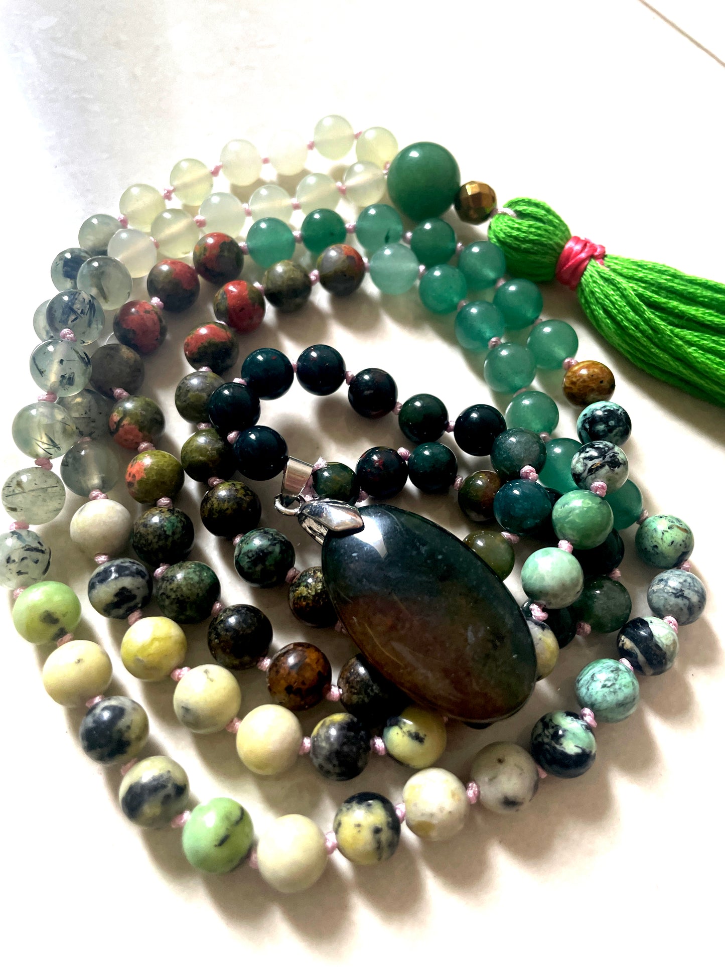 Green Goddess Mala