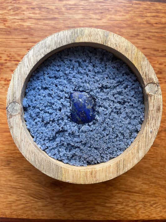Serbian Iced Blue Salt scrub- powered by Lapis Lazuli