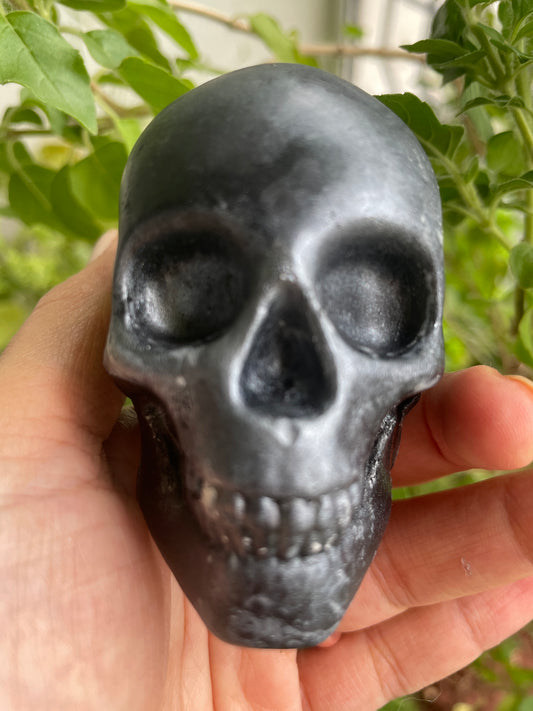 Obsidian Aniseed Skull soap