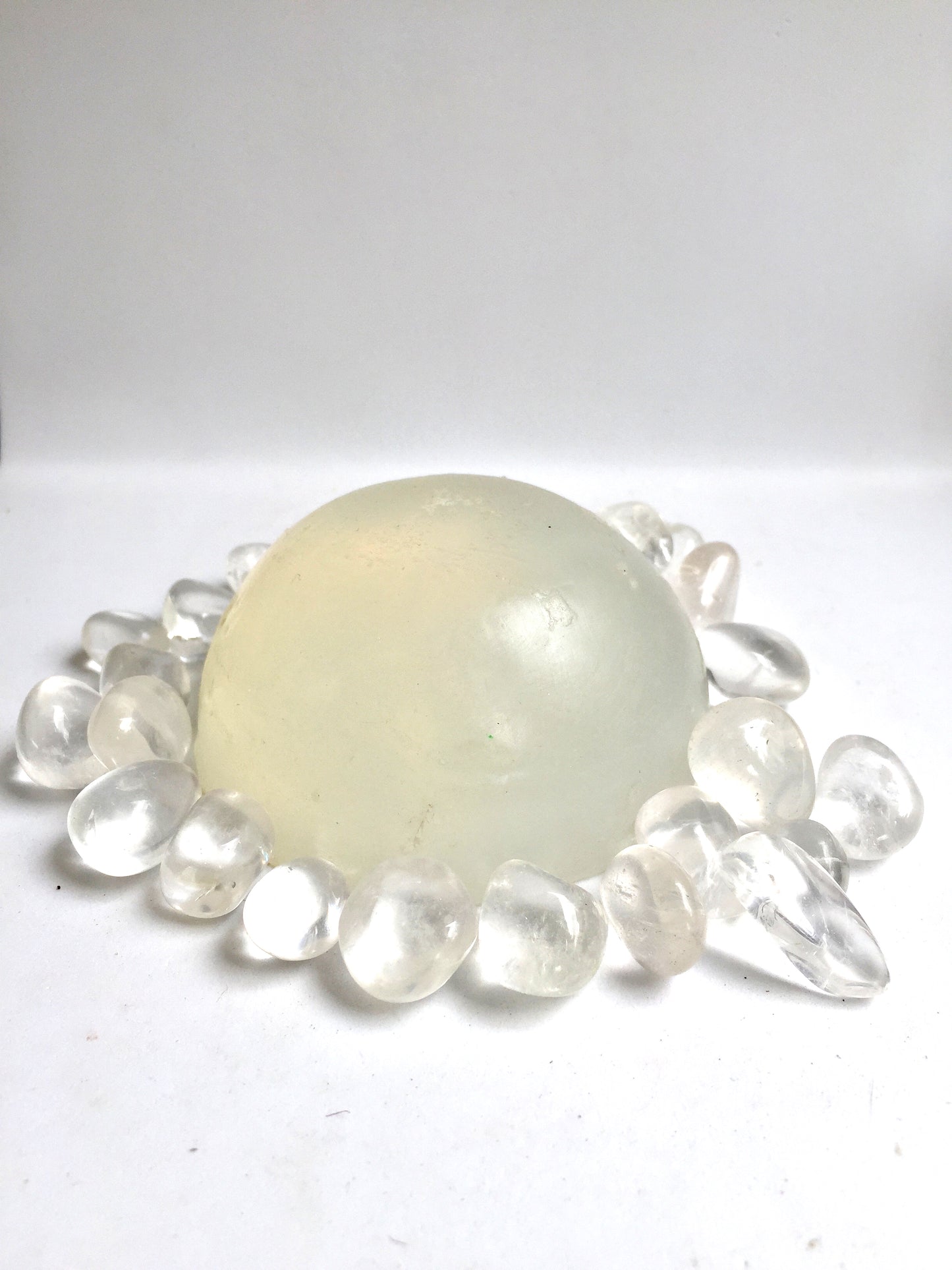 Clear quartz - Citrus Glycerine soap