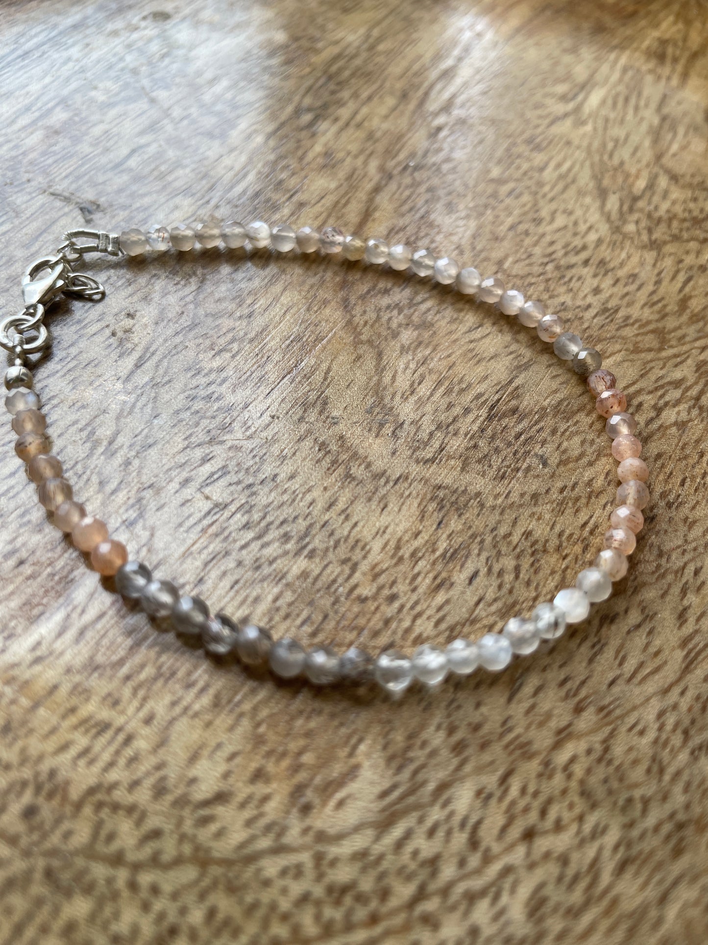 Emotional Balance with moonstone - silver
