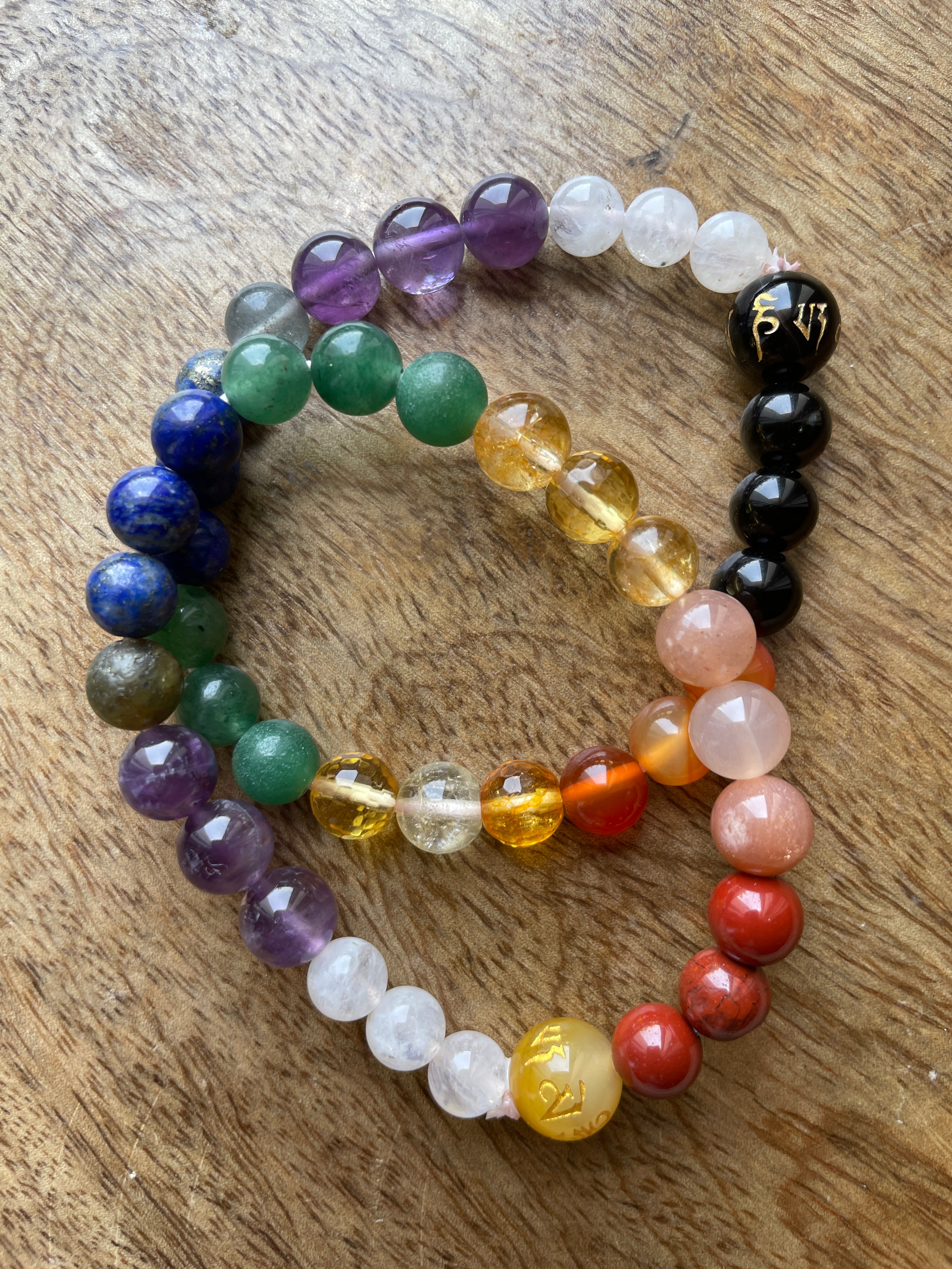 Seven Chakra Intention Bracelet (Certified) - Crystals Store