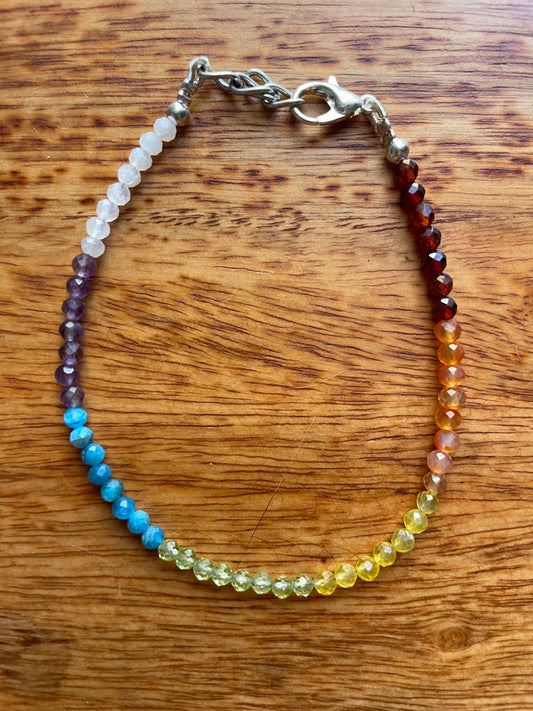 7 chakra faceted skinny